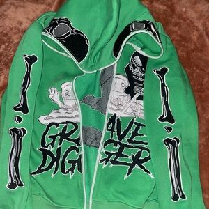 Green Graphic Men's Lightweight Jacket